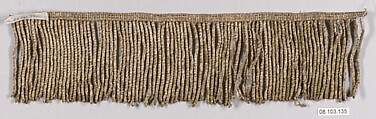 Fringe, Metal thread, probably European