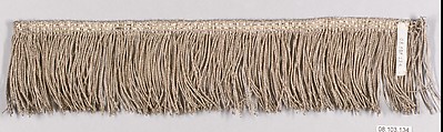 Fringe, Metal thread, probably European
