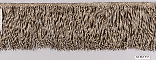 Fringe, Metal thread, probably European