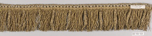Fringe, Metal thread, probably European