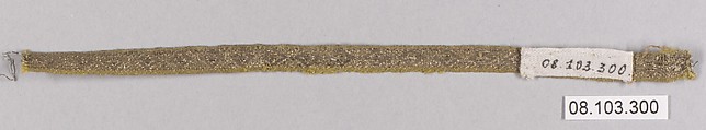 Galloon, Metal thread, Italian or French