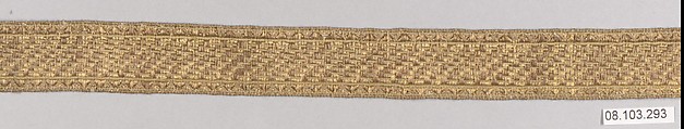 Galloon, Metal thread, Unknown