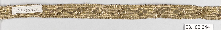 Galloon, Metal thread, Italian or Spanish