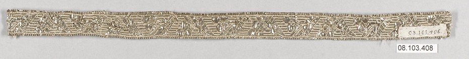 Galloon, Metal thread, French