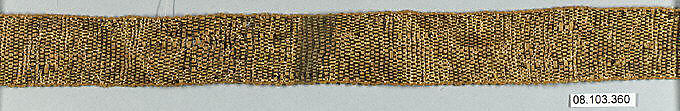 Galloon, Silk and metal thread, Italian or French