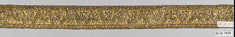 Galloon, Silk and metal thread, European