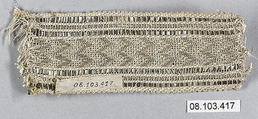 Galloon, Silk and metal thread, French