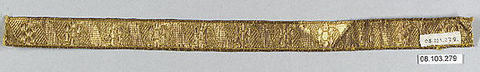 Galloon, Metal thread, Unknown