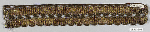 Galloon, Metal thread, French or Italian