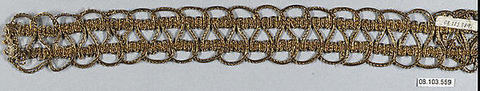 Galloon, Metal thread, French or Italian