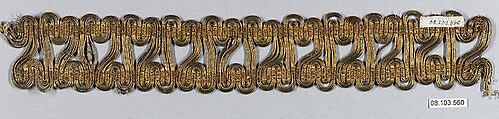 Galloon, Metal thread, French or Italian