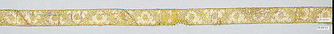 Galloon, Silk and metal thread, Italian