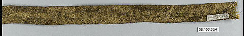 Galloon, Metal thread, Unknown