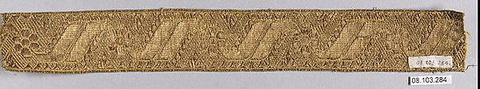 Galloon, Metal thread, Unknown