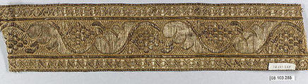 Galloon, Metal thread, Unknown