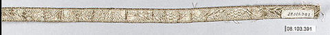 Galloon, Metal thread, Unknown