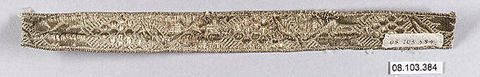 Galloon, Metal thread, probably European