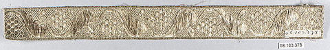 Galloon, Metal thread, probably European