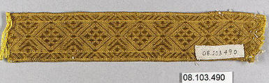Galloon, Silk and cotton, French