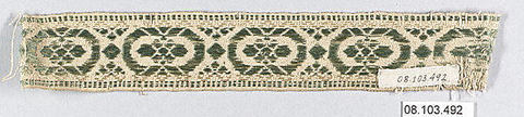 Galloon, Silk and cotton, French
