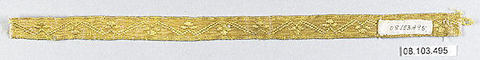 Galloon, Silk and cotton, French