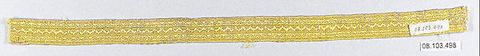 Galloon, Silk and cotton, French