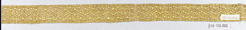Galloon, Silk and cotton, French