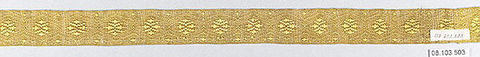 Galloon, Silk and cotton, French