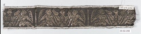 Galloon, Silk and metal thread, German, Silesia