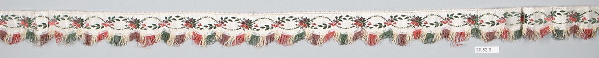 Ribbon, Silk, possibly French