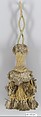 Tassel, Silk and cotton, French