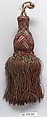 Tassel, Silk and metal thread, French