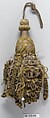 Tassel, Cotton, silk and metal thread, French