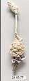Tassel, Linen, beads and metal thread, Italian