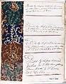 Textile Sample Book, John Smith (British, active ca. 1861), British