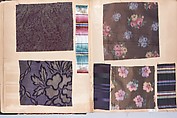 Patterned silks (12 books), Silk, French