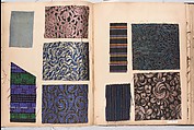 Patterned silks (12 books), Silk, French