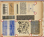 Textile Sample Book, Louis Long, American, Buchanan, New York
