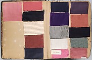 Patterned silks (12 books), Silk, French