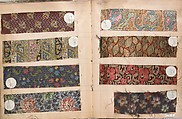 Textile Sample Book, possibly William Openhym & Sons, French, Lyons