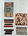 Textile sample book of ribbons, Silk, Swiss