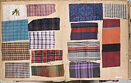 Textile Sample Book, French and American