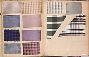 Textile Sample Book, French and American