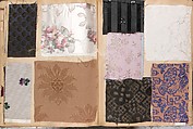 Patterned silks (12 books), Silk, French