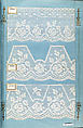 Sample books (3), Machine made lace, French, Calais