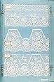 Sample books (3), Machine made lace, French, Calais