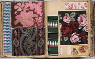 Patterned silks (12 books), Silk, French