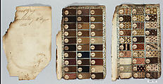 Textile Sample Book, Paper, cotton, British, Manchester