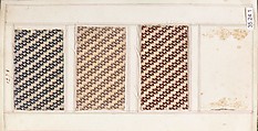 Textile Sample Book, French