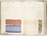 Textile Sample Book, French, Lyons